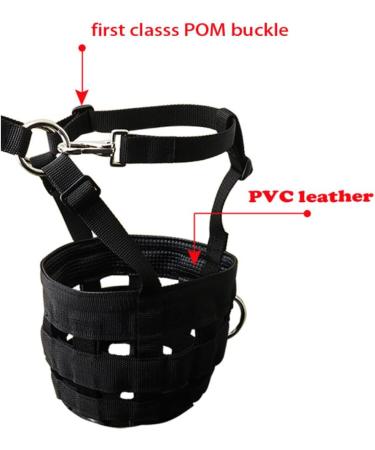 FREESSBRAME Muzzle - High-Quality Nylon Food Brake Adjustable & Comfortable Breathable Design with Velcro Fastener for Optimal Protection - Buy Online on GoSupps.com