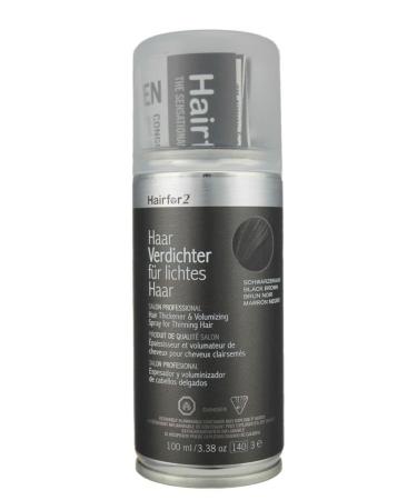 Unisex Hair Thickening Spray Black/Brown 100ml/3.38oz