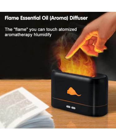 Auspicious Clouds Totems Flame Air Diffuser - Portable Noiseless Essential Oil Humidifier for Home & Office | Auto-Off Protection (White - Buy Online on GoSupps.com