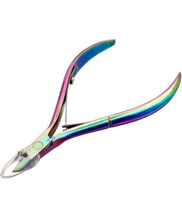 BAQI 4 Packs Cuticle Remover Cuticle Cutter Trimmer Rainbow Professional Cuticles Nipper Stainless Steel Cuticle Clippers Nail Cuticle Scissors Tools for Manicure and Pedicure - Buy Online on GoSupps.com
