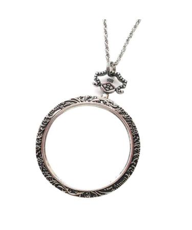 Magnifying Glasses Educational Hobby Magnifiers Portable Necklace Older Pocket Magnifying Glass Reading Hd Handheld Child 10 Times Student Glass Lens Comfortable Anniversary