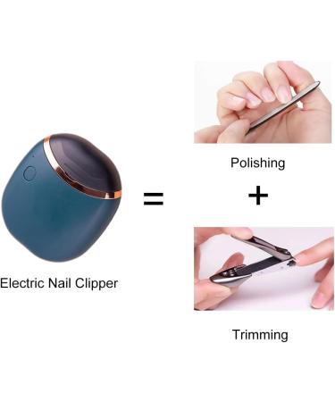 Lancoon Electric Nail File Fingernail Polisher with Manicure 2 Speeds Rechargeable Safety Debris Storage Low Noisy Curved Protection for Adults Women Men Green - Buy Online on GoSupps.com