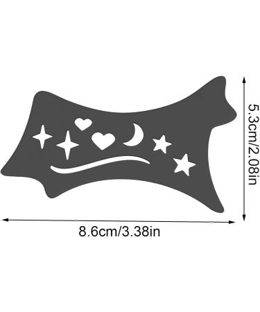 Eyeliners Stencils Wing Tips Flexible Soft Eyeliners Tool - Beveled Design Contour Guide for Makeup Beginners & Beauty Lovers Black - Buy Online on GoSupps.com