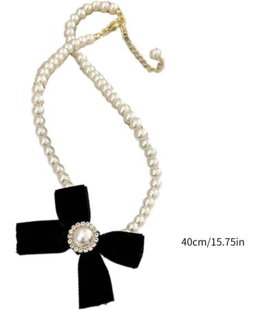 Oralgos Fashionable Necklace with Loop Trailer - Elegant Imitation Pearls Gift for Fashion Lovers - Buy Online on GoSupps.com