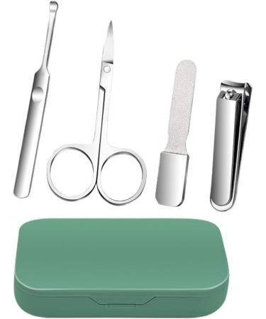 Stainless Steel Nail Clipper Set Grooming Tool Set with Portable Manicure Art Tool Green Nails Cut (Color : C1) - Buy Online on GoSupps.com