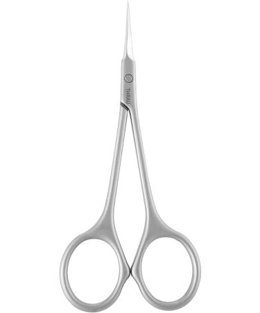 THRAU Premium Manicure Scissors - Stainless Steel Cuticle Trimmer for Nails, Eyebrows, Eyelashes & Skin - Beauty Grooming Kit - Buy Online on GoSupps.com