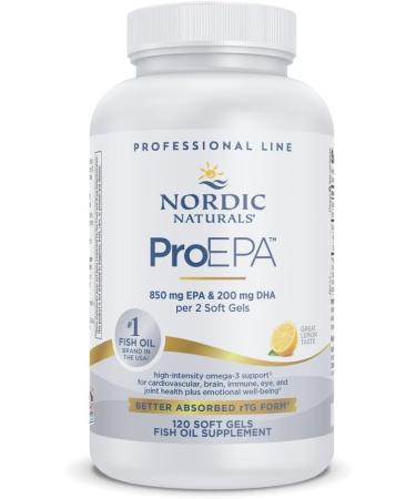 Nordic Naturals ProEPA Lemon 1000 mg 120 Softgels