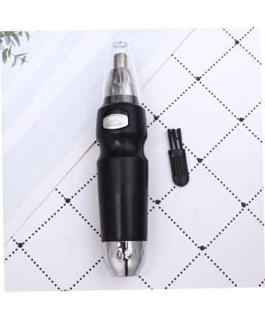 DECOMELODY Electric Ear Hair Trimmer Safe Painless Stylish Design for Face Care Without Battery for Home Use Travel Black - Buy Online on GoSupps.com