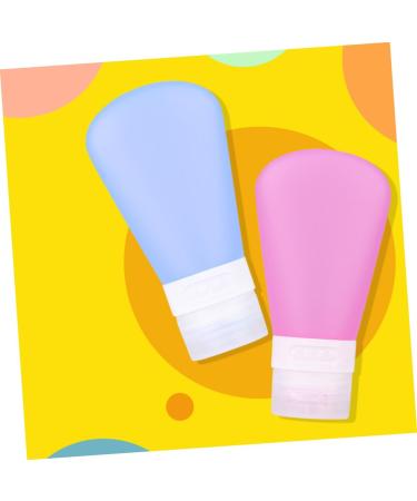 DOITOOL 2pcs Shampoo Disposable Bottles Silicone Leakproof Containers Shower Gel Bottle Storage Travel Bluex2pcs Size 1x2pcs - Buy Online on GoSupps.com