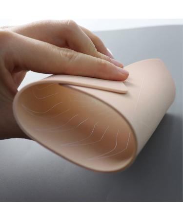 Thicken 2 Sided Microblading Practice Silicon Skin - Set of 3 for Permanent Makeup & Nano Ombre Brows Practice - Buy Online on GoSupps.com