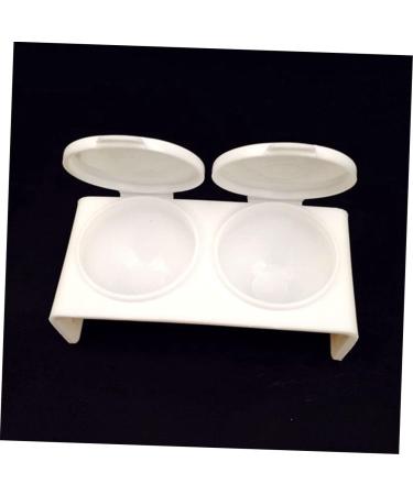  Healvian Healvian Manicure Cup with Lid 10 Double-Hole Crystal Liquid Cups Home Nail Art Equipment - Buy Online on GoSupps.com