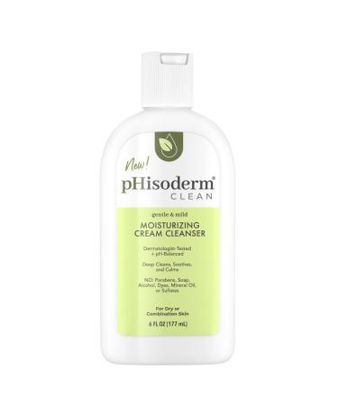 Phisoderm  Clean Moisturizing Cream Cleanser - 6 Fl Oz Fresh 6 Fl Oz (Pack of 1)