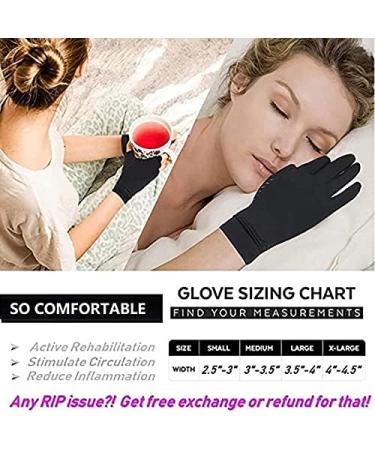 Plauauyt Arthritis Compression Gloves Women Men Relieve Hand Gloves for Typing Support for Joints Daily Support S - Buy Online on GoSupps.com