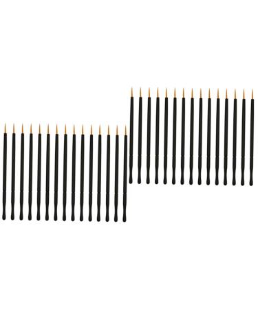 MAGICLULU 100 Pcs Wand Applicator Eyeliner Liquid Eyeliner Brush T Tool Eye Makeup Tools Disposable Wand