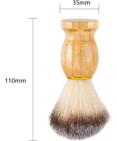 Frcolor Shaving Set - 2 Sets of Acrylic Shaving Stands & Brushes | Durable Razor Holder for Home Salon Use - Buy Online on GoSupps.com