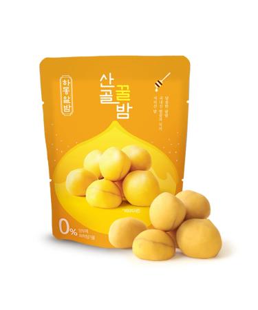 Ecomommeal Honey Roasted & Peeled Chestnuts, A Bundle of 5 Packs (50g Each), Ready-to-Eat Korean Snacks, Sweet Baked Chestnuts, No Additives, No Preservative, No Sugar Added, Vegan, Low-Calorie