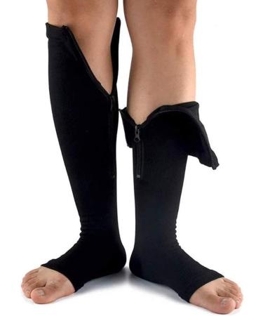 Amazon Compression Stockings for Varicose Veins - Supportive Nylon Socks for Men & Women | 5 Pairs Black - Ideal for Travel Sports & Walking - Buy Online on GoSupps.com