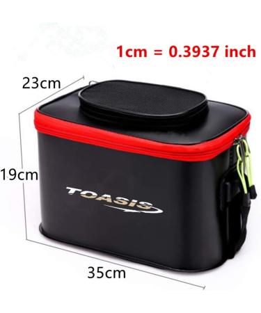Toasis 15L 4Gal EVA Fishing Bait Bucket - Black - Buy Online on GoSupps.com