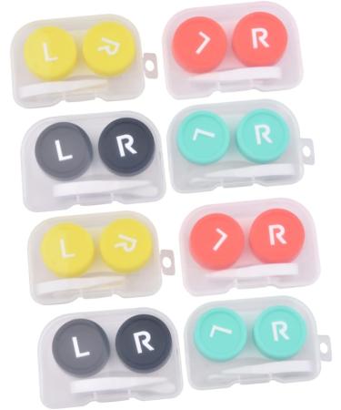 Homsfou 8er Box Tweezers - Travel Case for Contact Lens Removal & Storage | Easy Adjust Lens Holder Tool - Buy Online on GoSupps.com