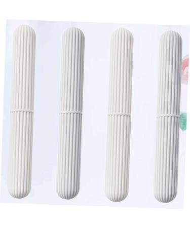 FRCOLOR 4 Pack Portable Toothbrush Case - Travel-Friendly Toothbrush Storage for International Shipping - Buy Online on GoSupps.com