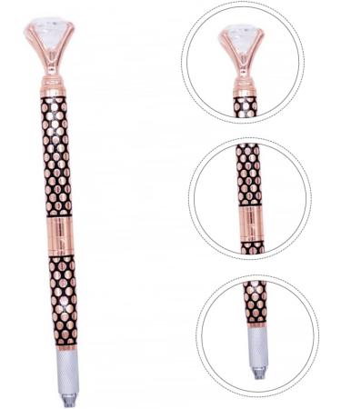 DRESSOOS 3 Embroidery Pen Brow Pencil Eyebrow Pen Microblading Pen Golden Aluminum Alloy - Buy Online on GoSupps.com
