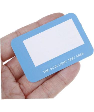 10pcs PVC Anti-Blue Light Test Card - UV Test Accessory for Glasses | International Shipping Available - Buy Online on GoSupps.com