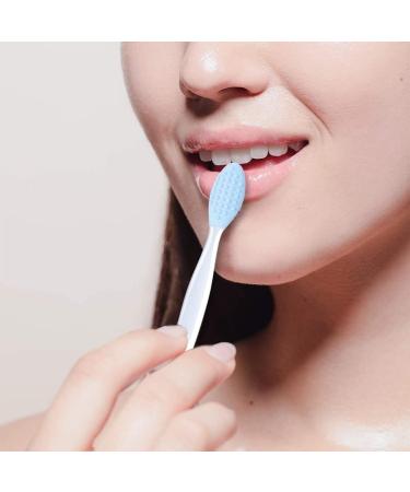 LEEQBCR Silicone Exfoliating Lip Brush Set | Double-sided Face Scrubber for Lip Skin Smoothing - Buy Online on GoSupps.com