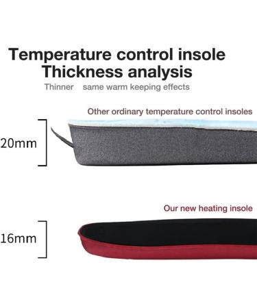YTYZC USB Heated Shoe Insoles with Remote Control Feet Warm Sock Pad Mat Electrically Heating Insoles Electric Heater Pads (Color : D  Size : 41-46 Yards) 41-46 yards D - Buy Online on GoSupps.com