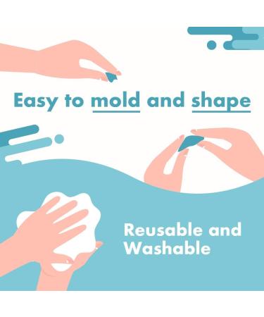 Acousdea Reusable Silicone Ear Plugs - Waterproof Noise Cancelling (40 dB) for Sleeping Snoring Swimming & Study | 12 Multi-Color Pairs with Carry Case - Buy Online on GoSupps.com
