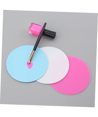 FOMIYES Nail Gel Color Board - 10 Pcs Professional Nail Polish & Silicone Mixing Tray for Makeup Artists | Ideal Color Palette for Foundation & Nail Art - Buy Online on GoSupps.com