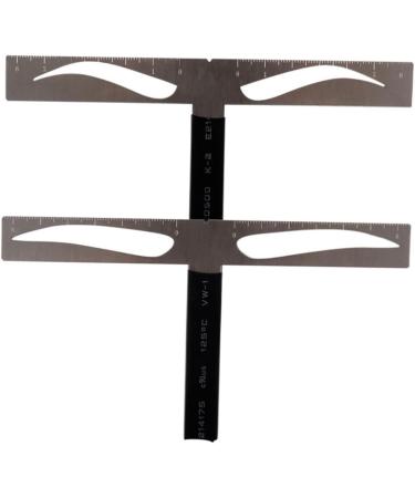 FOMIYES Three-point Eyebrow Ruler Eyebrow Ruler Stencil Eyebrow Drawing Tool Artifact Balance - Buy Online on GoSupps.com