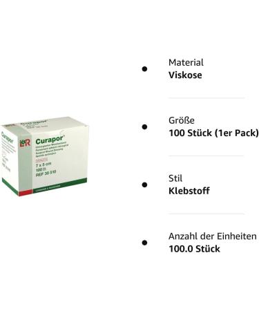 Lohmann & Rauscher CURAPOR Sterile Wound Dressing 7x5cm - 100 Pieces for International Shipping - Buy Online on GoSupps.com