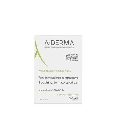 A-DERMA SOOTHING BAR DERMATOLOGICAL 100G