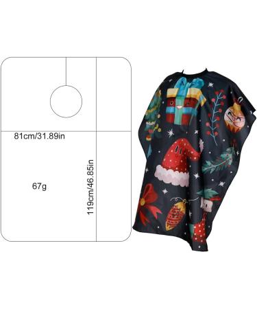 LOGOFUN Christmas Hair Cutting Cape - Festive Kids Barber Cape for Christmas Haircuts - Perfect Barber Shop Supplies - Buy Online on GoSupps.com
