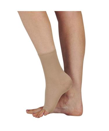Juzo Basic Anklet Wrap 20-30 mmHg Black & Beige Unisex (XXL)