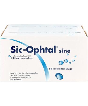 SIC OPHTAL Sine Eye Drops - 120 x 0.6 ml | Best International Shipping & Quality Care - Buy Online on GoSupps.com