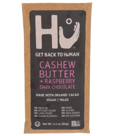 HU KITCHEN Raspberry Cashew Butter Chocolate Bar, 2.1 OZ