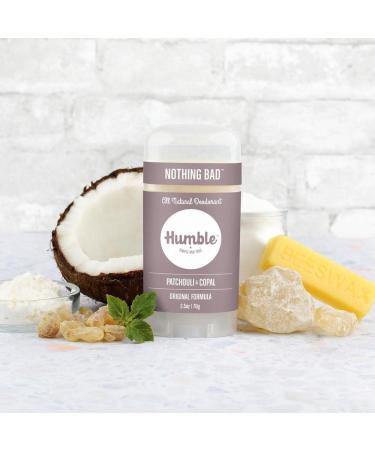 HUMBLE BRANDS Patchouli Copal Frankincense Deodorant 2.5 OZ - Natural Odor Protection - Buy Online on GoSupps.com