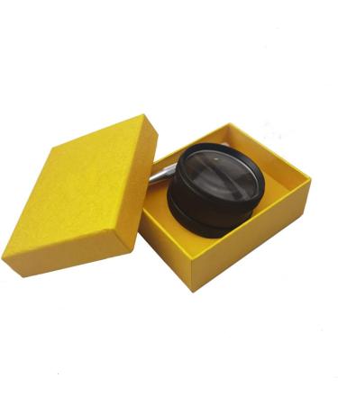 Meichoon 35x Hand Magnifying Glass with Metal Handle - 50mm Magnifier for Kids Jewelry Crafts & Antique Evaluation - Black UC28 - Buy Online on GoSupps.com