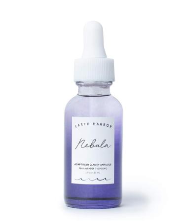 Earth Harbor | NEBULA Adaptogen Clarity Ampoule - Clarifies & Balances Chaotic Skin | Squalane & Ginseng Adaptogens |1 fl oz