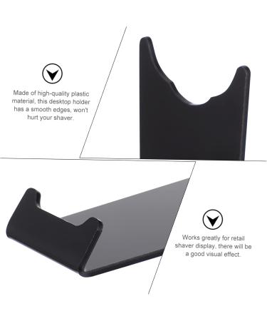 Minkissy Bearmstay Display Holder | Acrylic Razor Organizer for Electric Shavers | 11x8.5x4.5cm Black - Buy Online on GoSupps.com