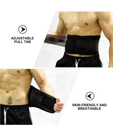 Fajas para Adelgazar la Barriga para Mujer - Cinturilla de Ejercicio Soporte Lumbar Profesional Cinturilla Fitness - Negro 22x118cm - Buy Online on GoSupps.com