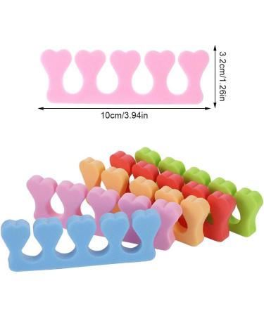 10 Pairs Toe Separators - Portable Sponge Nail Art Spacer & Divider for Perfect Manicure - Ideal for At-Home Pedicures - Buy Online on GoSupps.com