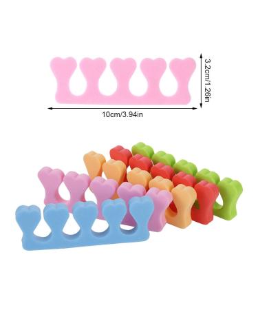 10 Soft Sponge Toe Separators for Pedicure & Manicure - Nail Art Dividers for Women and Men - Beauty Accessories - Buy Online on GoSupps.com