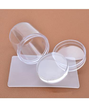 Buy Lurrose Nail Tools 3PC Nail Art Stamping Kit with Transparent Gel Silicone Stamper & Schaber | DIY Nail Decor International Shipping - Buy Online on GoSupps.com