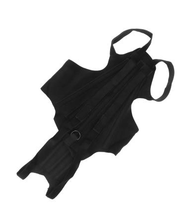 Dog Back Brace Adjustable Breathable Polyester Spinal Surgery Recovery Dog Back Brace for Slipped Disc (S)