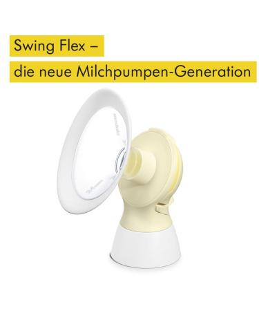 Medela Swing Flex Electric Milk Pump - Compact Design with Personal Fit Flex Breast Shield & 2-Phase Expression Technology - Ideal for Efficient & Comfortable Pumping - Buy Online on GoSupps.com