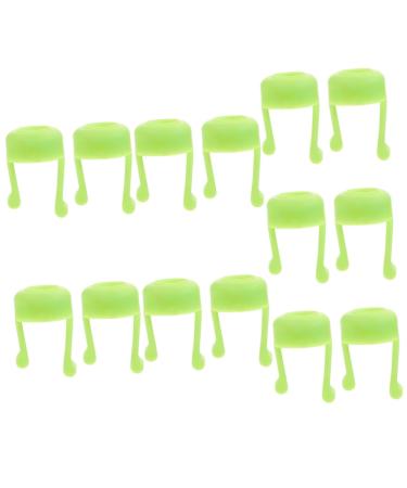 FOMIYES 14 Pcs Eye Drops Auxiliary Holder Practical Holder Eye Drop Bottle Holder Silicone Holder Eye Drops Bracket Device Eyedrop Aid Gadgets for Extruder Eyes Elder 3.5X2X2CMx7pcs Greenx7pcs