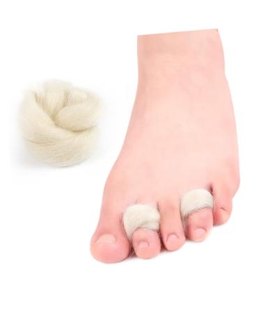Healeved Wool Toe Pads - 4pcs Outdoor Splitter Nailpolish Removers for Toes - Valgus Toe Separator - Replaceable Toe Sleeves for Pointe Shoes - Toe Supply Tool - Buy Online on GoSupps.com