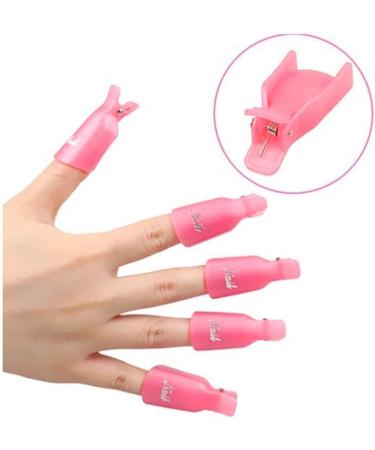 JZK 10x Finger Nail Clips + 10x Toe Nail Clips + 200x Nail Cotton Pads + 1x Nail polish Remover Tool set kit For Acrylic UV Gel Nail Remover - Buy Online on GoSupps.com